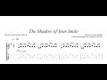 Fingerstyle Guitar - The Shadow of your smile (From Jazz Tunes Vol.2, Nr.8)