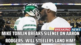 Mike Tomlin Opens Up About Aaron Rodgers & Steelers QB Search: What's Next । USA TODAY NEWS