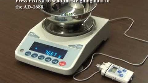 Weighing Data Logger
