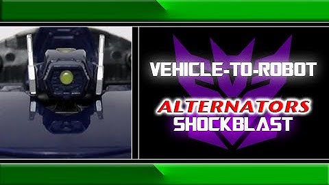Vehicle-To-Robot - "Alternators" Shockblast