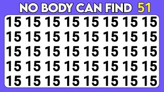 Find the Odd One Out | Check Your Observation Skills Visual Accuracy | Number and Letter Pro Edition