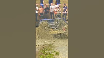 Offroad car takes a dive! #4x4 #offroad #mud #buggy