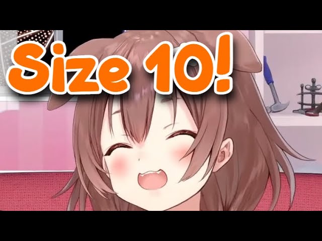 One Year Later, Korone is Finally Proud to Admit One of Her Sizes [Hololive]