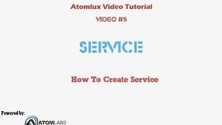 wordpress theme tutorial - Atomlux Video #5 - How To Create Service