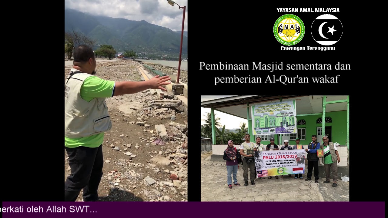 Misi Kemanusiaan Yayasan Amal Malaysia Di Palu Youtube