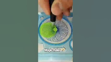 What does this pattern resemble??? Magic Ruler small ruler, Big wisdom #2024 #shorts #spirograph