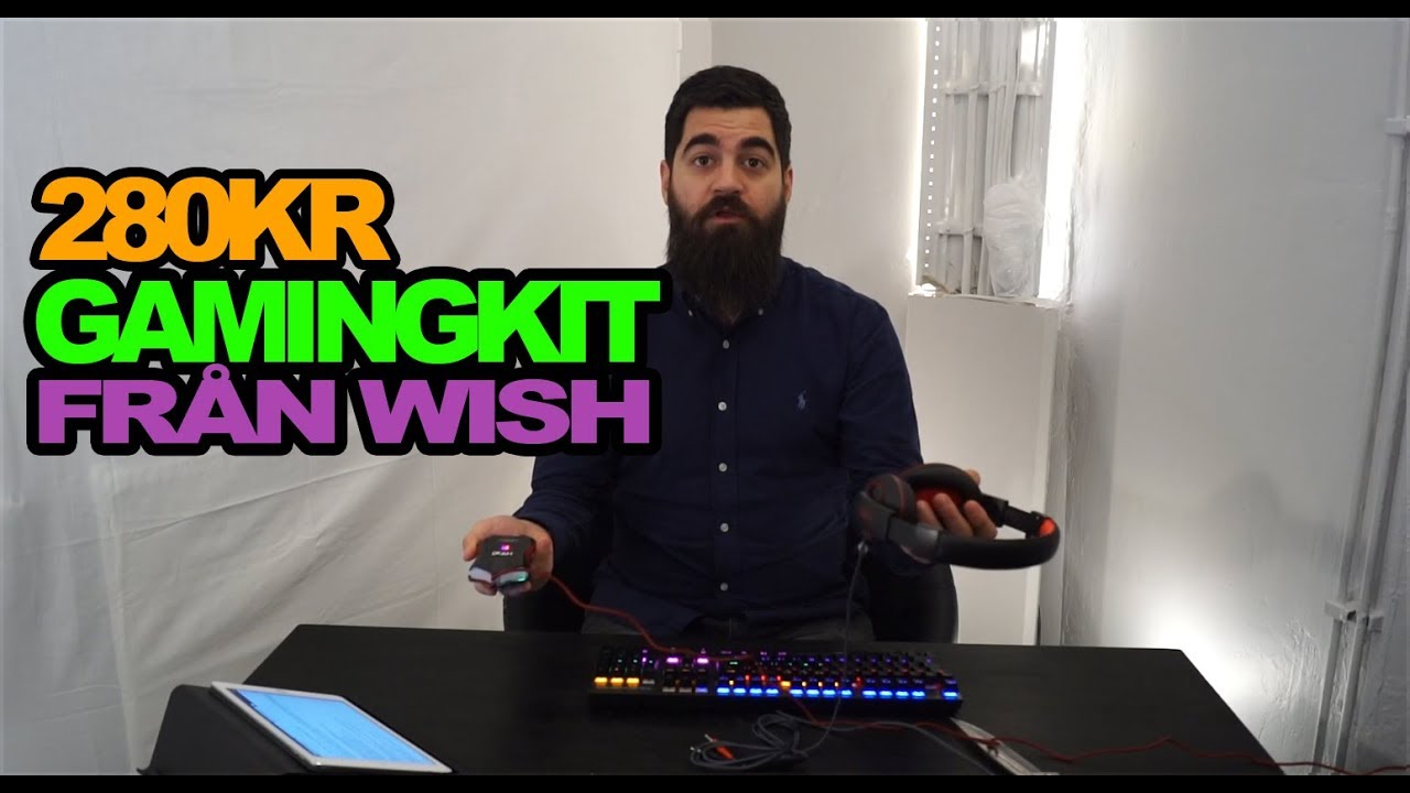 Video till Hyphsat testar gaming-kit från Wish