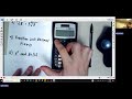 Comp Methods: TI-30xIIS Calculator Tutorial