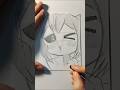 How to Draw Pencil HB Miku Hatsune #vocaloid #miku #mikucosplay #mikuhatsune #shorts #animeart #art