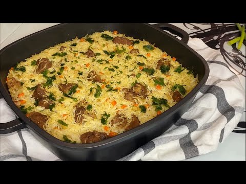 Свинско с ориз на фурна | Oven-Baked Pork with Rice | Свинина с рисом в духовке