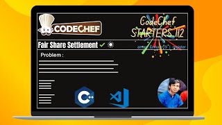 Fair Share Settlement || CodeChef STARTERS 112 (Div. 4) || CodeChef solution