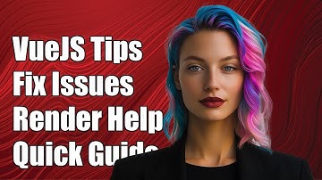 VueJS Component Not Rendering? Common Issues and Solutions Explained