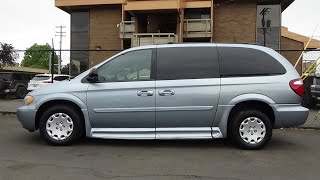 2004 Chrysler Town & Country LX (BraunAbility wheelchair van) - A Start-Up & Complete Documentation
