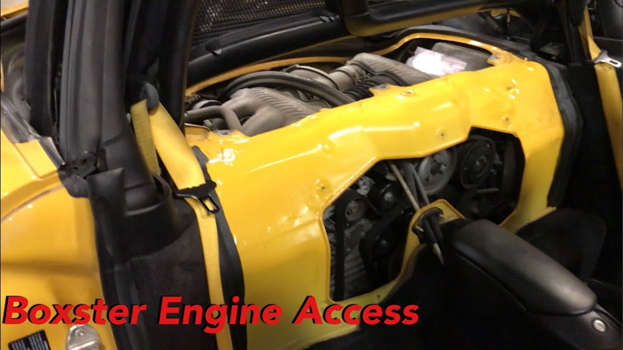 How to Gain Access to your Boxster Engine (986 Generation) YouTube