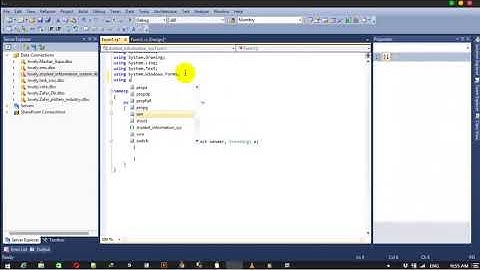 2. How to write global connection string in c# window form in urdu