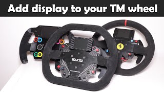 How to add a Display to Thrustmaster add-on wheel