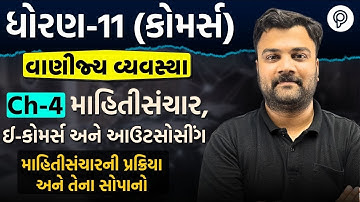 Std 11 BA માહિતી સંચારની પ્રક્રિયા અને તેના સોપાનો | Munnaf Sir | Dhoran 11 Vanijy Ch 4 Explained