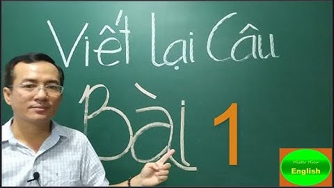 Bài tập viết lại câu the same as