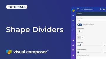 How to Add Shape Dividers in Visual Composer