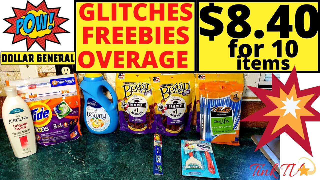 💥DOLLAR GENERAL 10 & UNDER CHALLENGE💥GLITCHES,FREEBIES,& OVERAGE💥DEALS
