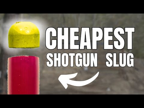 $0.30 Shotgun Slug: Literally anyone can do it.  