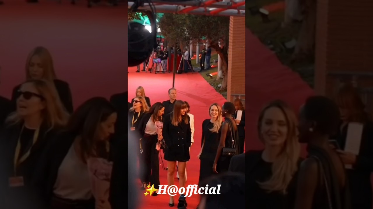Angelina Jolie, Alice winocour, Anyier Anei At Rome Film Festival 💘