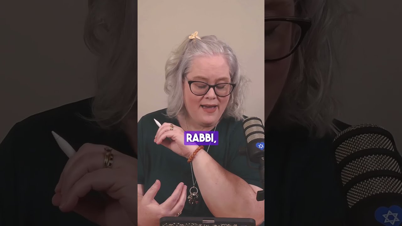 What did rabbi really mean??  Jesus Was Jewish: What Church Skipped 🕎 #Shorts