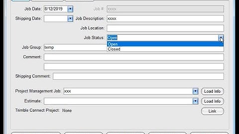 Tekla EPM 2020i New Feature: Easier access for current projects with "Closed" job status