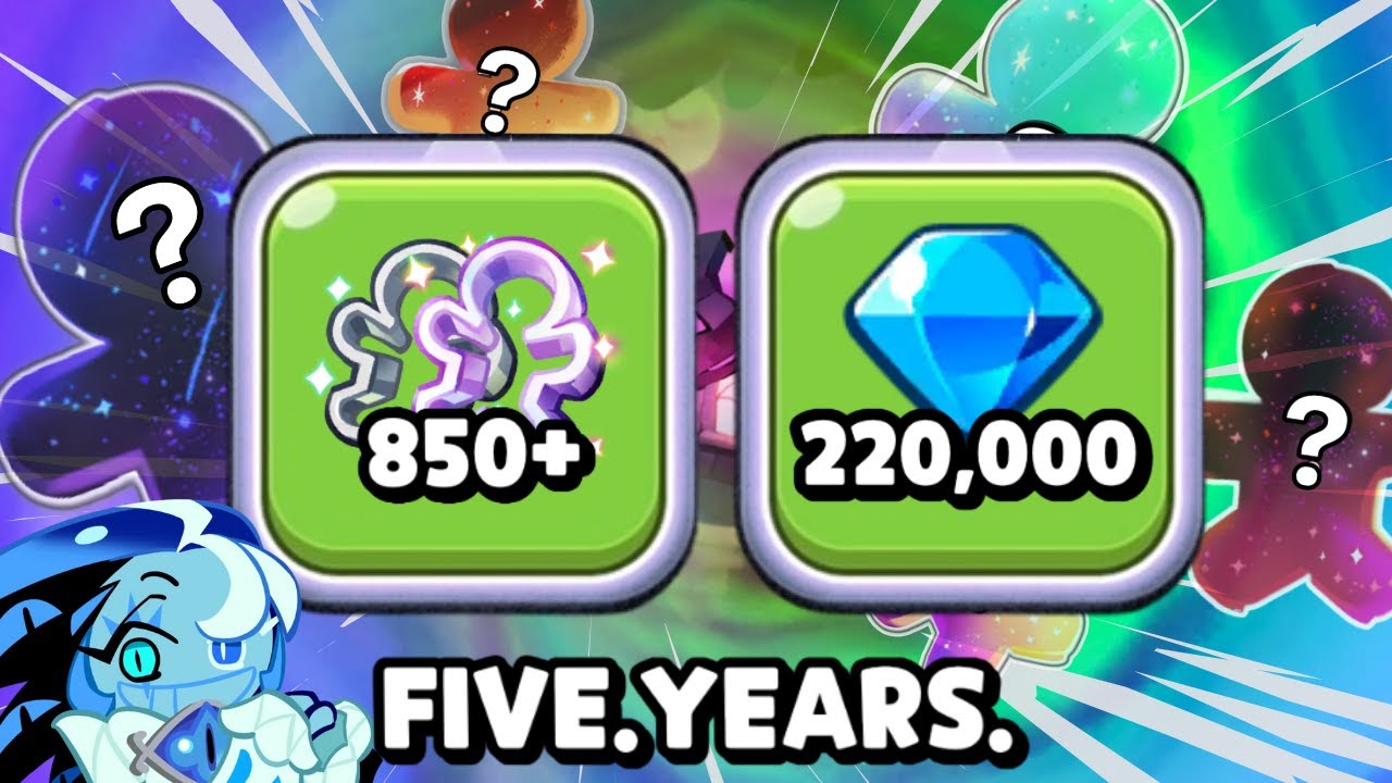 INTENSE!🥵 I tried the 5 YEARS of CookieRun: Kingdom CHALLENGE in one gacha!