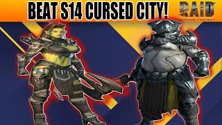 HOW TO BEAT S14 CURSED CITY HARD MODE! (FORCE, RARE, EPICS ONLY) Raid: Shadow Legends