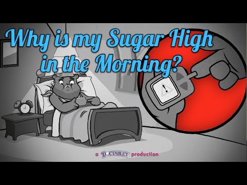 Why is my sugar high in the morning?