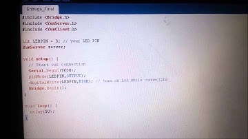 Circuito LED accionado por WiFi usando un Arduino YUN