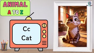 Animals from Alphabet A to Z with Soft Music for children screenshot 5