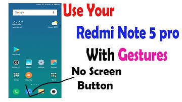 Use Your Redmi Note 5 Pro Like Iphone X Gestures with using Full Screen Mode 🔥