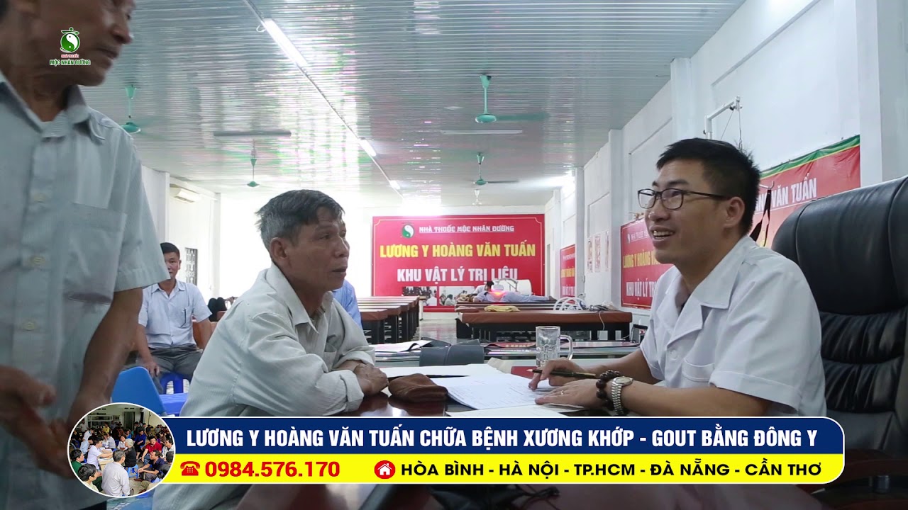 bệnh nhân bị thoái hóa, đau buốt hai hông xuống gót chân tìm đến lương y Hoàng văn Tuấn l xương khớp