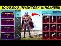 ₹10,00,000 costly Inventory of KingAnBru in PUBG Mobile