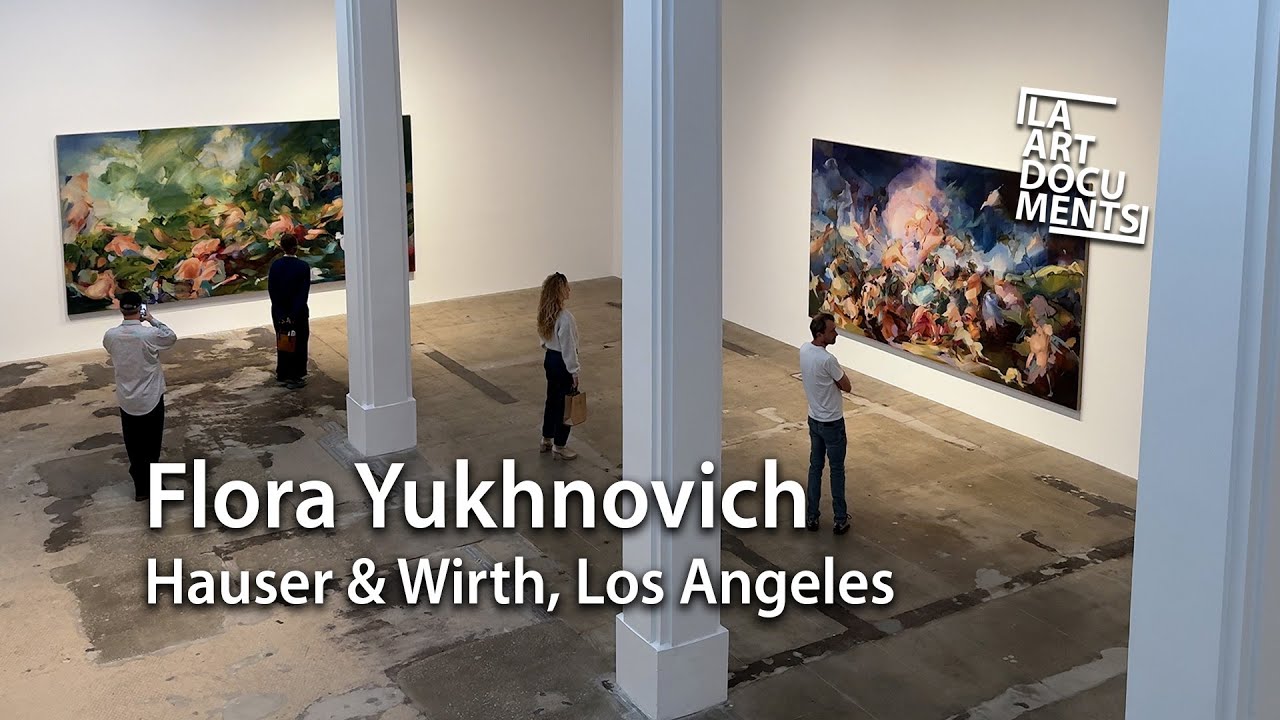 Flora Yukhnovich: Bacchanalia / Hauser & Wirth, Los Angeles