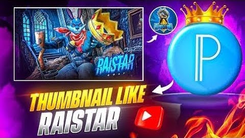 HOW TO MAKE THUMBNAIL LIKE ‎⁨RaiStar⁩ 🤯 IN JUST ONE CLICK ❣️ | TRENDING THUMBNAIL EDITING TUTORIAL |