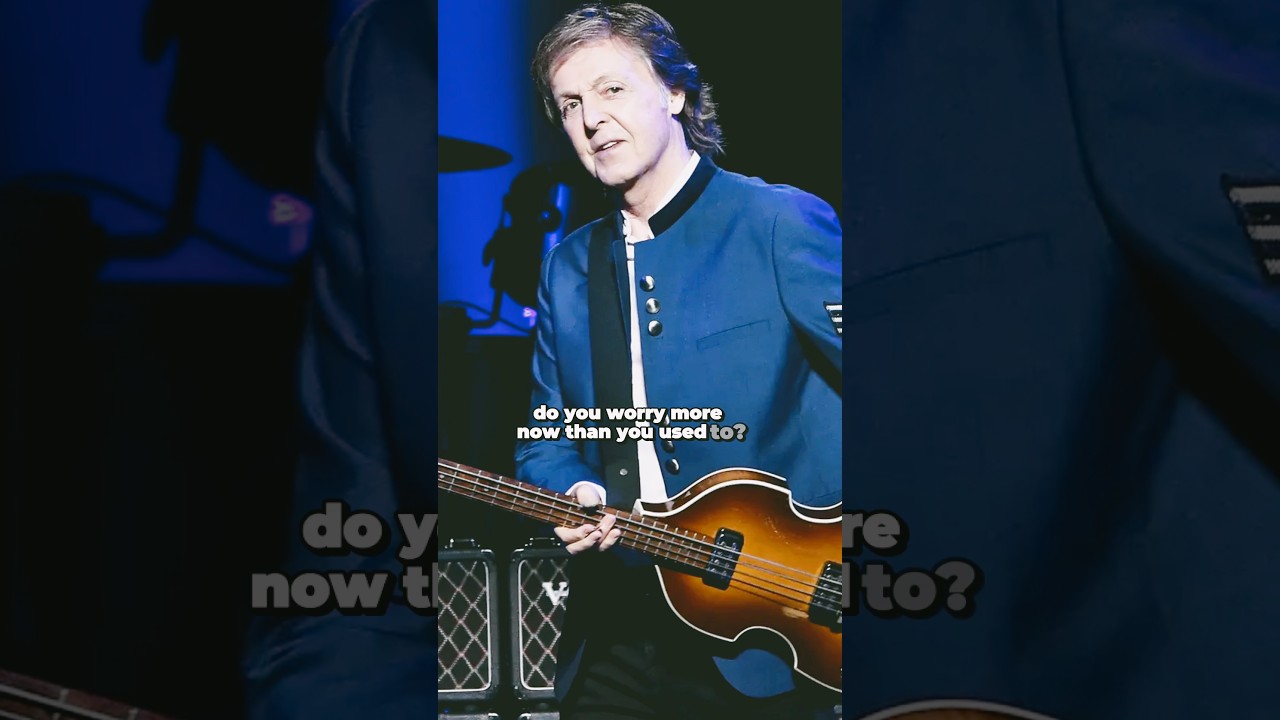 Paul McCartney feels insecure about his talent some times. @60minutes Interview