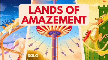 Lands of Amazement | Solo Board Game How to Play | Tutorial Playthrough (Review Copy Provided)