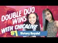 GIRL DUO SQUAD BACK TO BACK WINS! Ft. ChicaLive - Valkyrae Fortnite