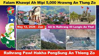May 12 Zan: Falam Khawpi Ah Mipi 5,000 An Tlung Zo. Ralhrang Pawl Hakha Pengsung An Lut Zo