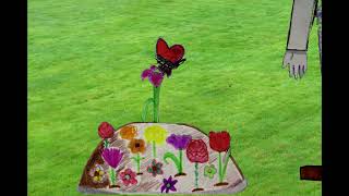Бабочка и садовник - мини-мультфильм
