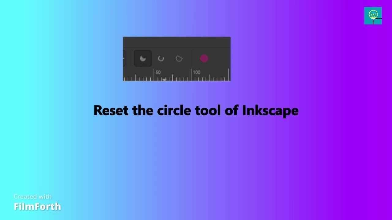 How to reset circle tool in Inkscape-Version 2