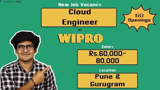 Cloud Engineer Job Vacancy in Wipro || Gurugram Location | Contract Jobs