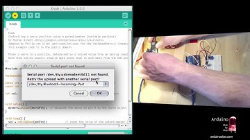 Arduino servo motor control, Part 2 of 2