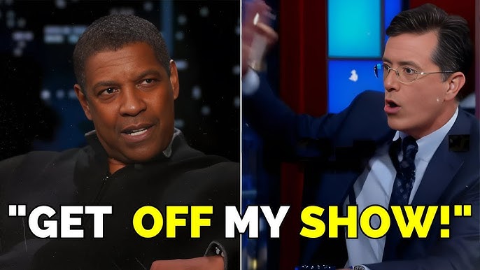 Denzel Washington KICKED OFF Stephen Colbert’s Show After Explosive Clash