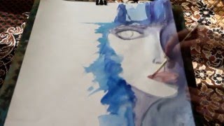 Стилизованный портрет акварелью|Stylized portrait in watercolor Стилизованный портрет акварелью|Stylized portrait in watercolor