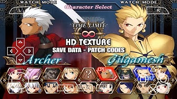 Fate Unlimited Codes - HD Texture | PPSSPP Gameplay