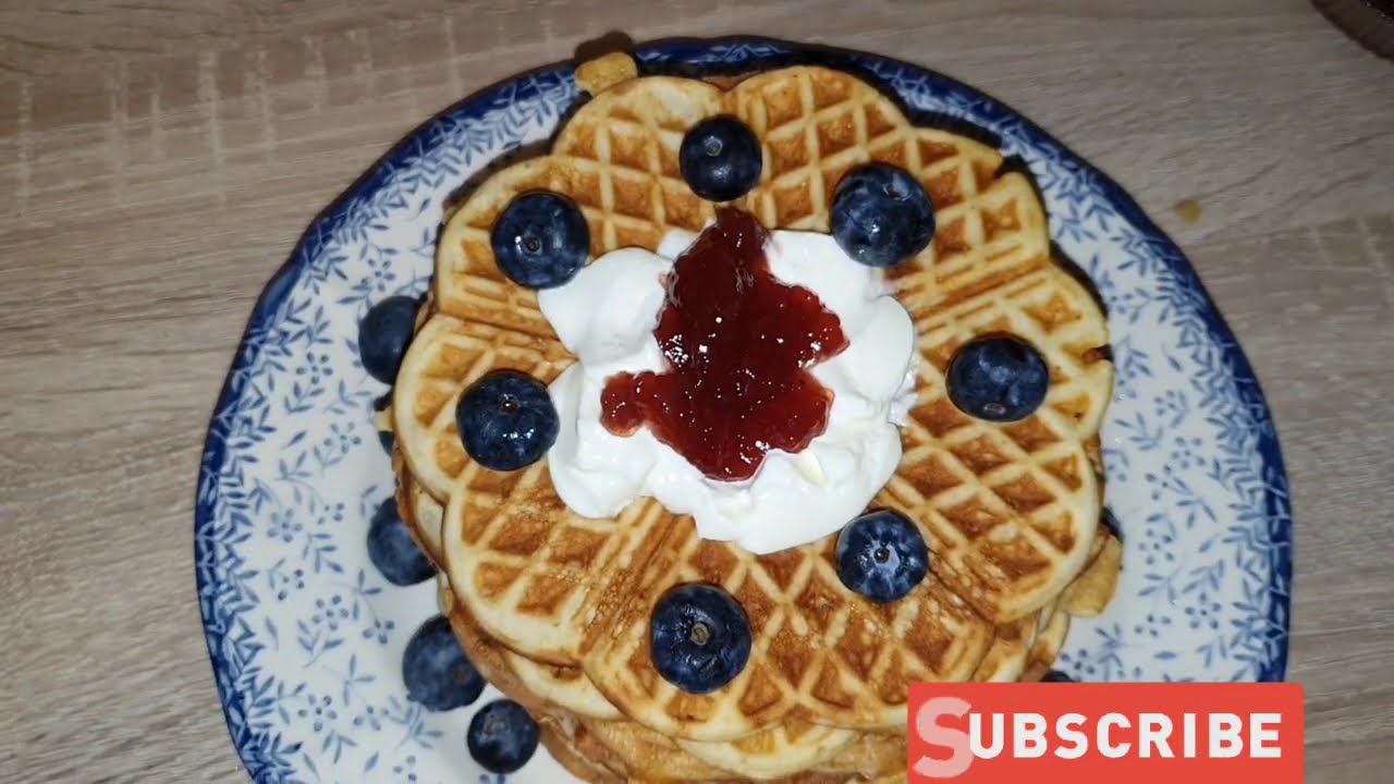 The world's best waffles!/ Verdens best Vafler! YouTube